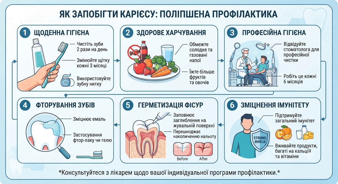Як запобігти карієсу